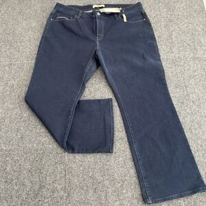 Levi's 512 Perfectly‎ Shaping Bootcut blue jeans size 22W Short (40x30)